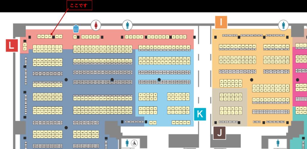 Hand Mede In Japan Fes 2024楽豆屋出店ブース地図
